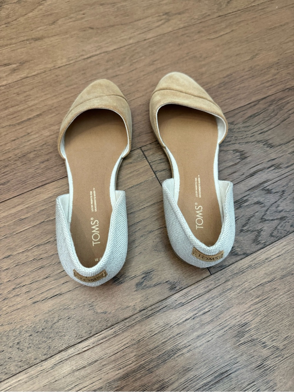 Toms Two-Tone Gemma Flats - Picture 6 of 7